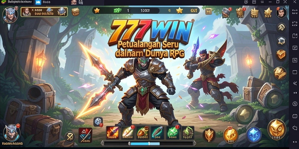 Gameplay 777WIN yang menarik dengan petualangan RPG.