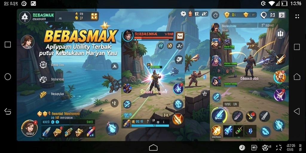 Tampilan intuitif dan fitur lengkap dari BEBASMAX