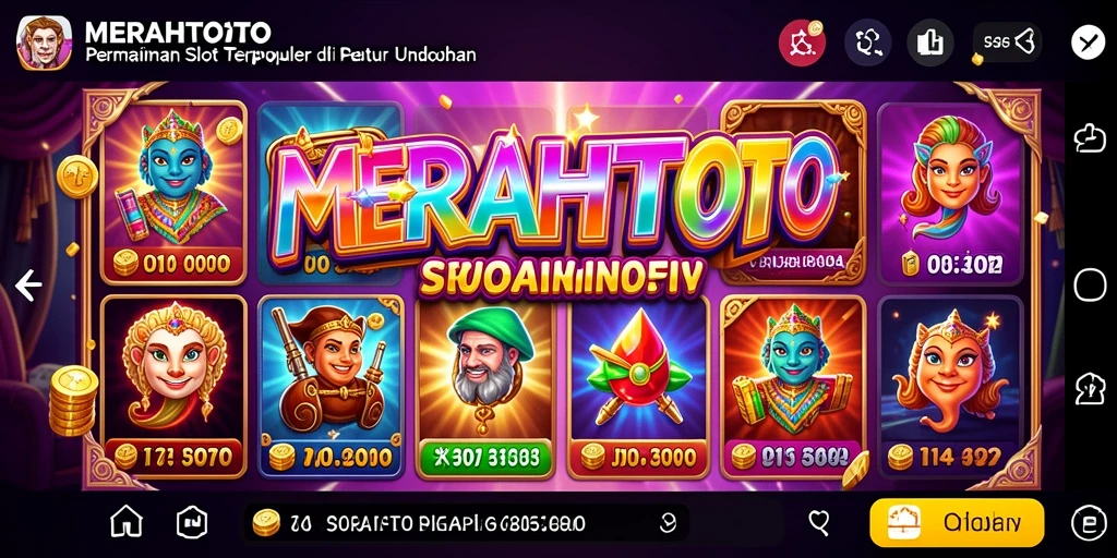 Screenshot gameplay Slot yang seru dan menarik di MERAHTOTO.