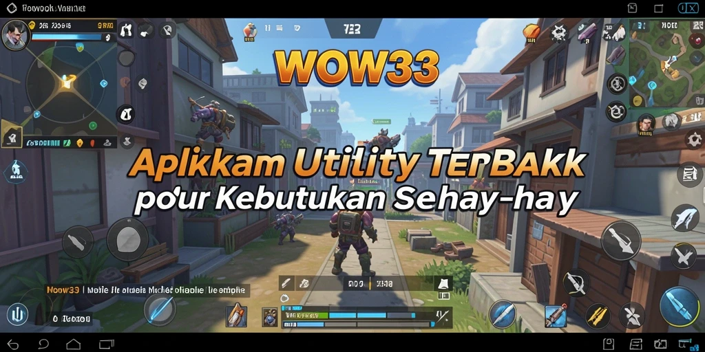 Tampilan antarmuka clean dan modern dari WOW33.